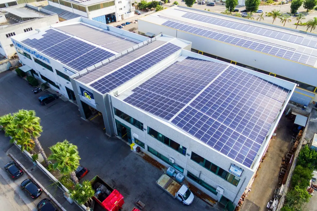 Impianto fotovoltaico industriale